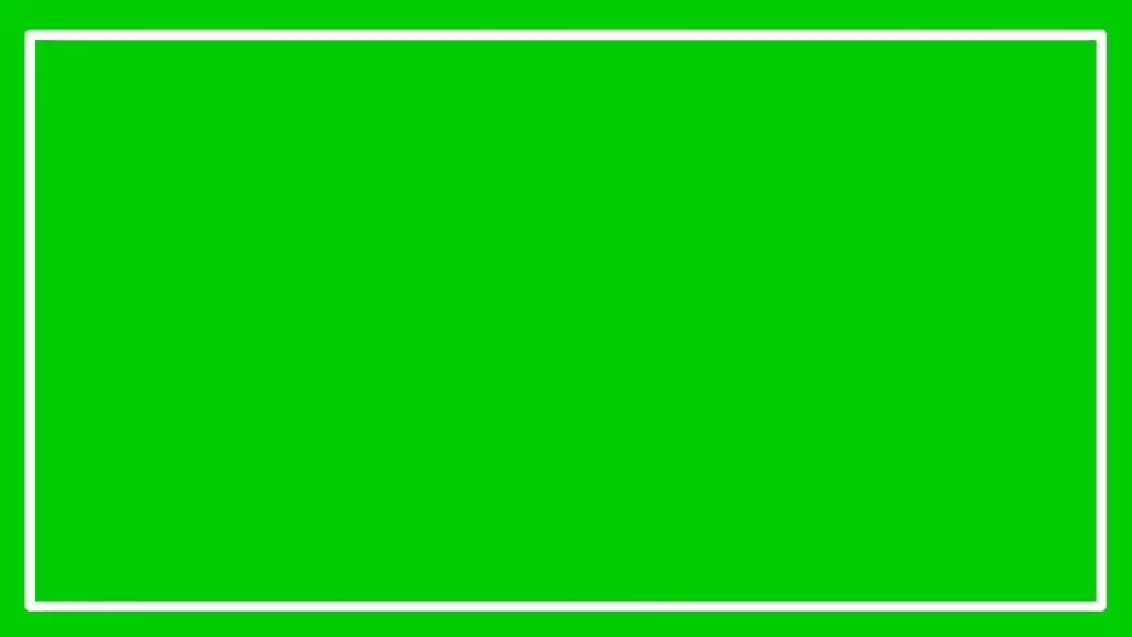 white border green screen
