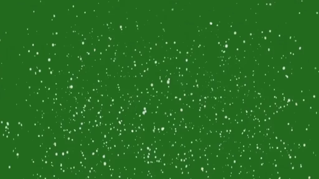 Snow Falling Green Screen