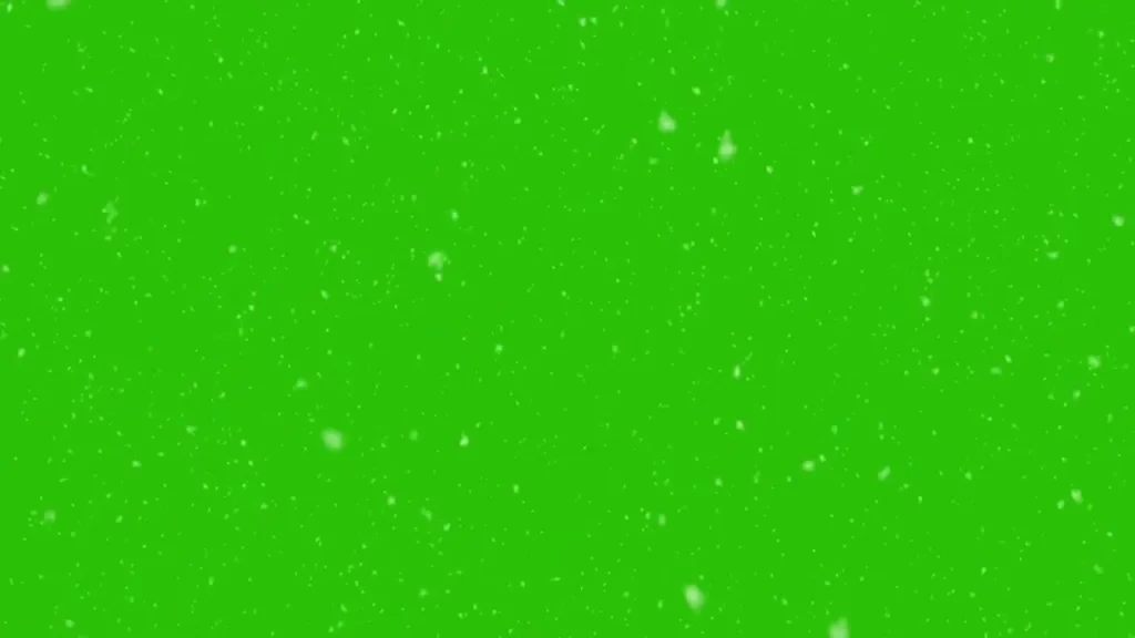 SnowStorm Green Screen